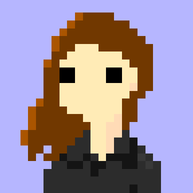 a pixelated drawing of me
